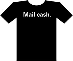Mail cash - shirt