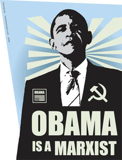 Obama is a Marxist - sticker