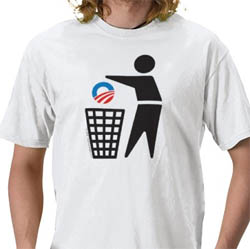 Dispose of Obama (simple icon) - shirt