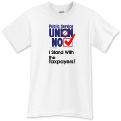 Public Service Unions NO - shirt